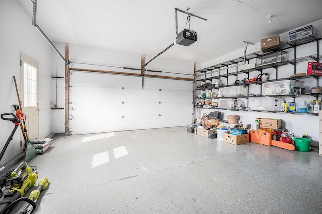 53029 Meadow View Ln, Paw Paw, MI 49079 - garage featuring a garage door opener