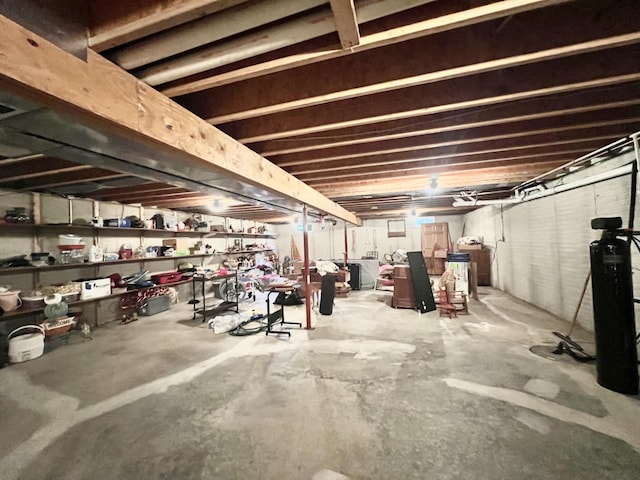 5781 S Waldron Rd, Pittsford, MI 49271 - view of unfinished basement