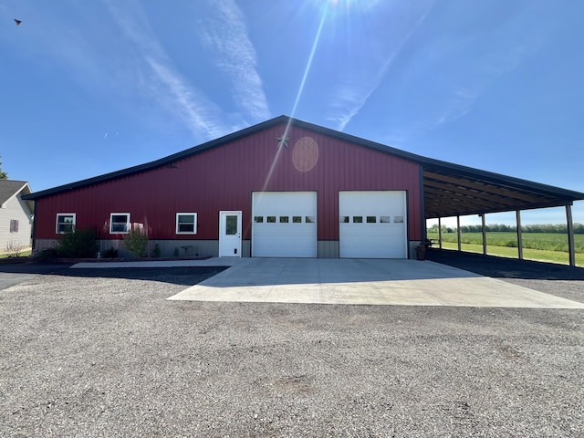 5781 S Waldron Rd, Pittsford, MI 49271 - view of outdoor structure featuring driveway