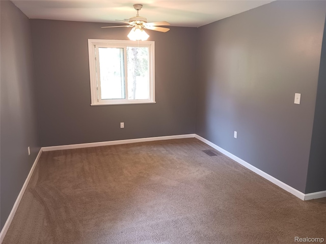 11132 Cape Cod St, Taylor, MI 48180 - carpeted spare room featuring a ceiling fan and baseboards