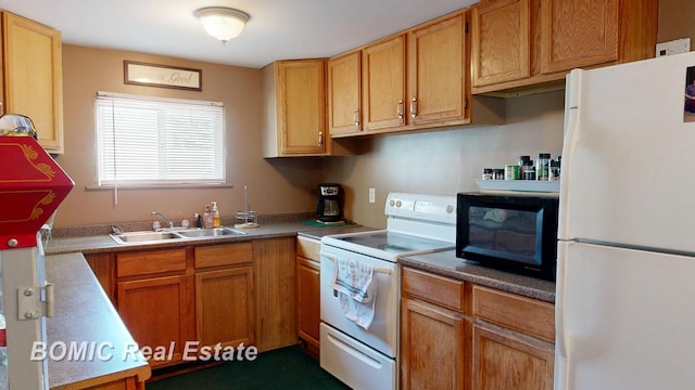 2081 Skiles Dr, Saint Helen, MI 48656 - kitchen featuring white appliances and a sink