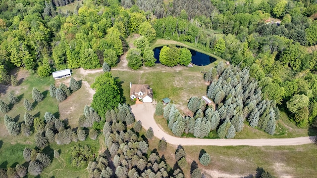 22251 210th Ave, Tustin, MI 49688 - view of property location featuring a heavily wooded area and a large body of water