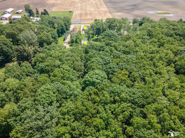 9601 Exeter Rd, Carleton, MI 48117 - aerial view of a heavily wooded area