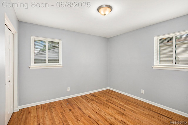7612 Clippert St, Taylor, MI 48180 - unfurnished bedroom featuring baseboards, a closet, and wood finished floors