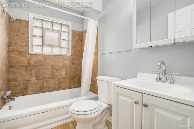 7612 Clippert St, Taylor, MI 48180 - full bath with toilet, shower / bath combo, and vanity