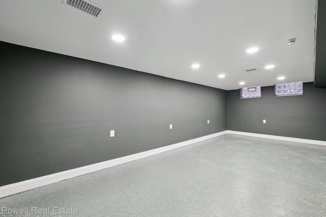 17157 Mendota St, Detroit, MI 48221 - finished below grade area featuring recessed lighting and baseboards