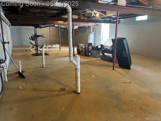 5550 Howe Rd, Grand Blanc, MI 48439 - below grade area with water heater