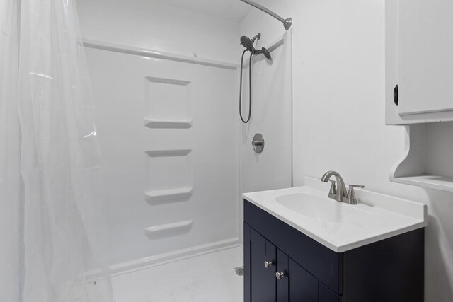 5244 Sand Creek Highway, Adrian, MI 49221 - full bathroom with a shower with shower curtain and vanity