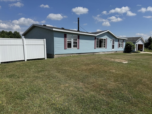 3828 90th Ave, Evart, MI 49631 - back of property