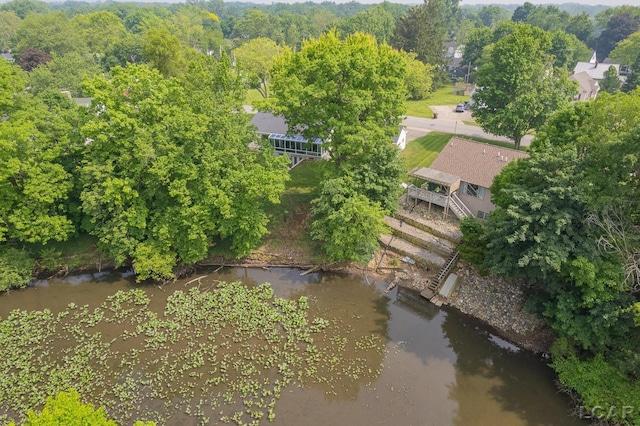603 Outer Dr, Tecumseh, MI 49286 - drone / aerial view of a large body of water