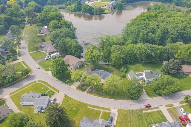603 Outer Dr, Tecumseh, MI 49286 - aerial view of property and surrounding area with a nearby body of water and nearby suburban area