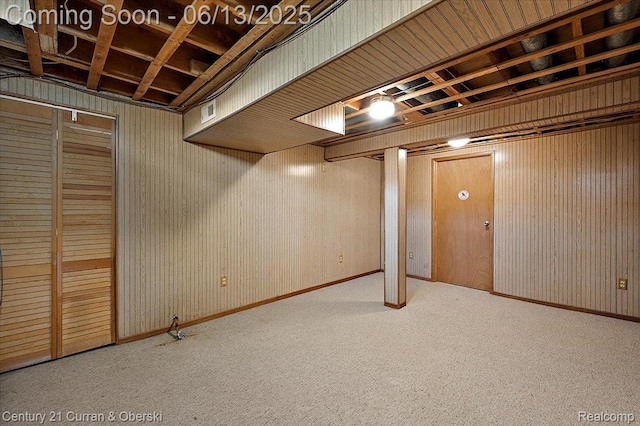 7456 N Kingston Ct, Westland, MI 48185 - finished basement with carpet floors