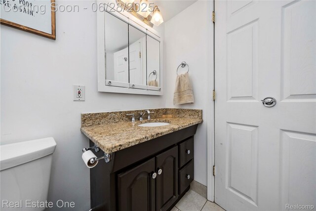 4507 Groveland Ave, Royal Oak, MI 48073 - bathroom with vanity and tile patterned floors