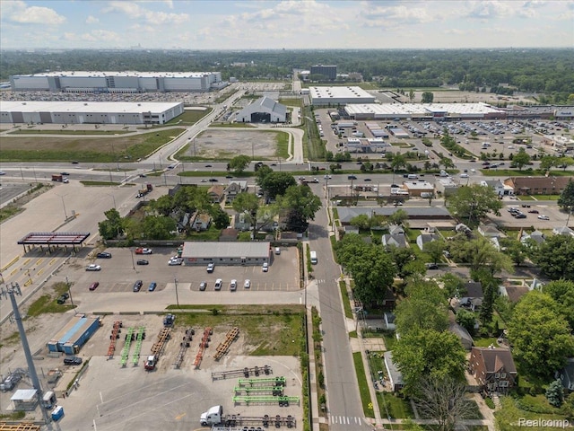 809 E Bennett Ave, Ferndale, MI 48220 - aerial view of property and surrounding area with industrial structures
