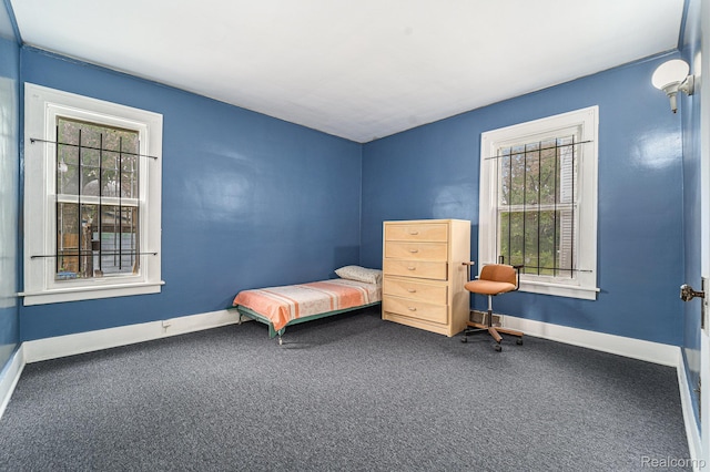 74 W Dakota, Highland Park, MI 48203 - carpeted bedroom with baseboards