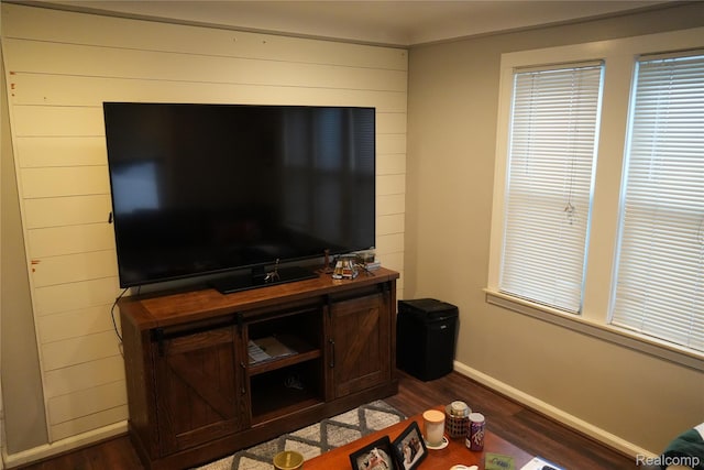 106 S Marias Ave, Clawson, MI 48017 - detailed view of wood finished floors and wood walls