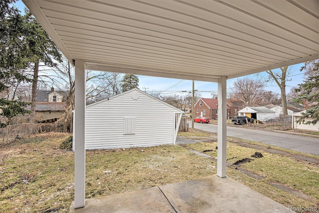 20265 Yonka St, Detroit, MI 48234 - view of patio with a residential view