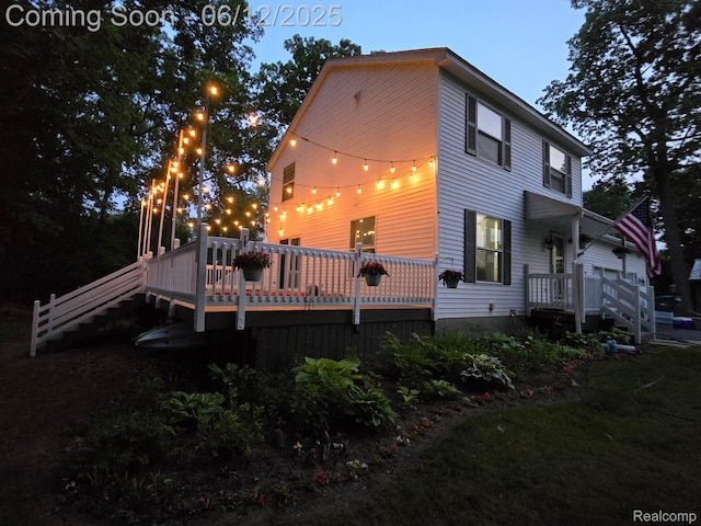 6287 Woodring Ct, Brighton, MI 48116 - view of home's exterior with a deck