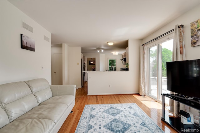 39719 Squire Rd, Novi, MI 48375 - living area featuring light wood finished floors and baseboards