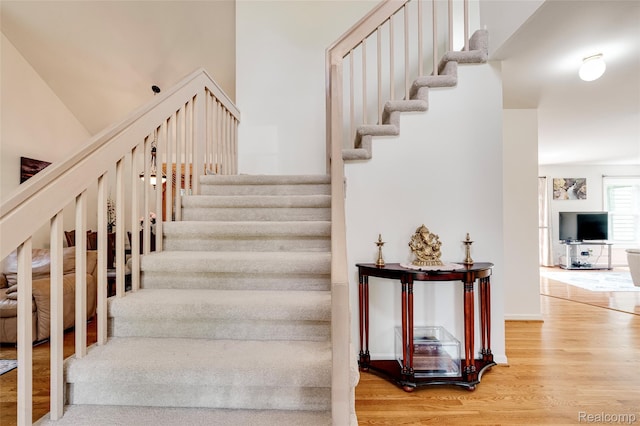 39719 Squire Rd, Novi, MI 48375 - stairs with wood finished floors