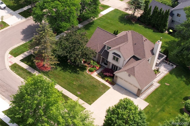 39719 Squire Rd, Novi, MI 48375 - aerial view of property and surrounding area