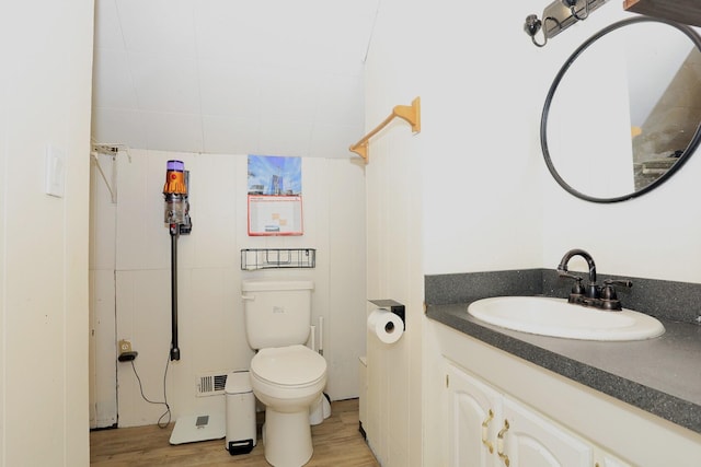 600 Center Dr, Tecumseh, MI 49286 - bathroom featuring vanity and wood finished floors