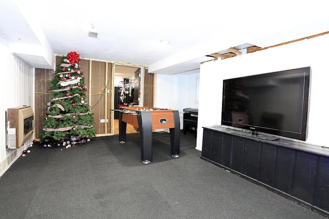 600 Center Dr, Tecumseh, MI 49286 - rec room with heating unit