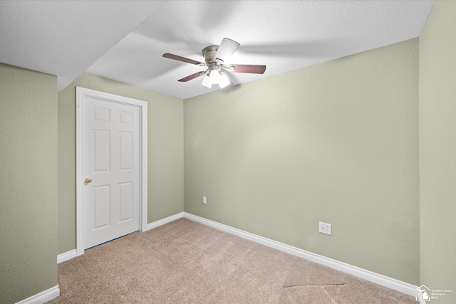 773 Hunting Creek Rd, Temperance, MI 48182 - unfurnished bedroom with carpet flooring, baseboards, and a ceiling fan