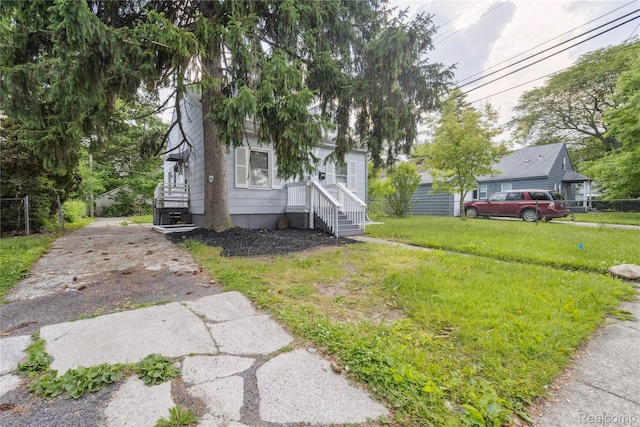 19628 Elkhart St, Harper Woods, MI 48225 - view of front of house featuring driveway