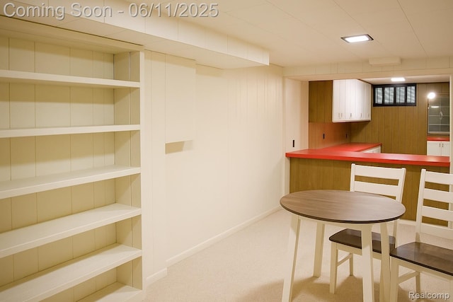 3161 Eastgate St, Burton, MI 48519 - indoor dry bar featuring carpet floors