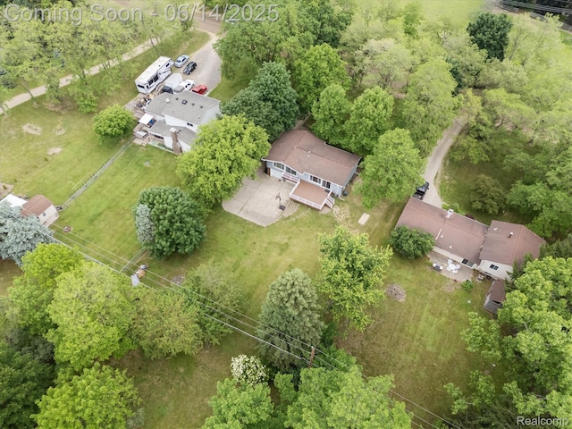 2844 Rose Center Rd, Highland, MI 48356 - bird's eye view
