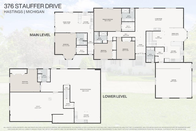 376 Stauffer Dr, Hastings, MI 49058 - room layout