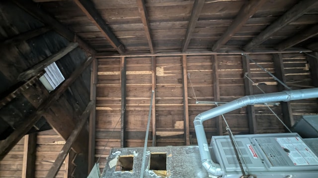 836 W N St, Kalamazoo, MI 49007 - view of unfinished attic
