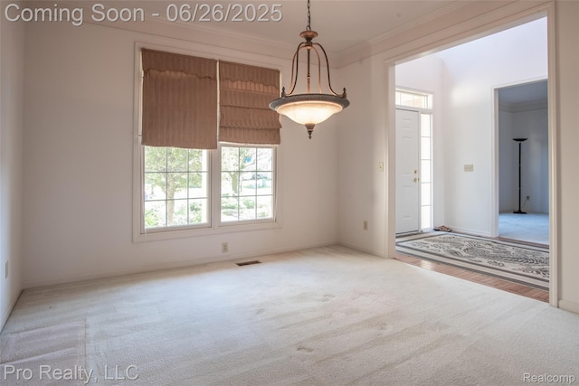 4233 Holly Ln, Rochester, MI 48306 - empty room with carpet flooring and crown molding
