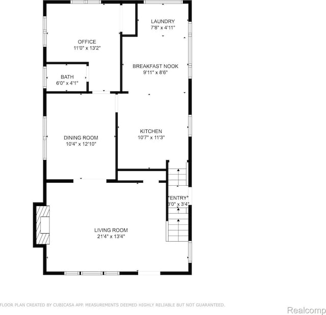 819 N Ball St, Owosso, MI 48867 - property floor plan