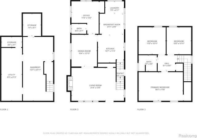 819 N Ball St, Owosso, MI 48867 - room layout