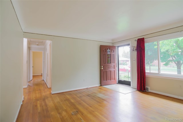 3581 Stolzenfeld Ave, Warren, MI 48091 - foyer featuring baseboards and light wood-style flooring