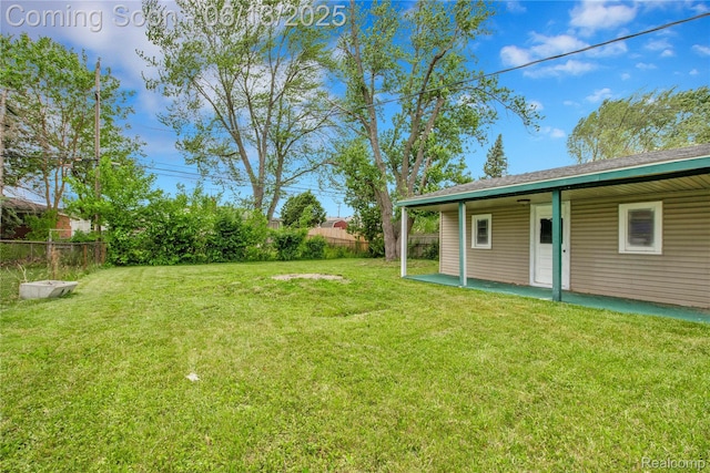24113 Karen Ave, Warren, MI 48091 - view of yard with a patio