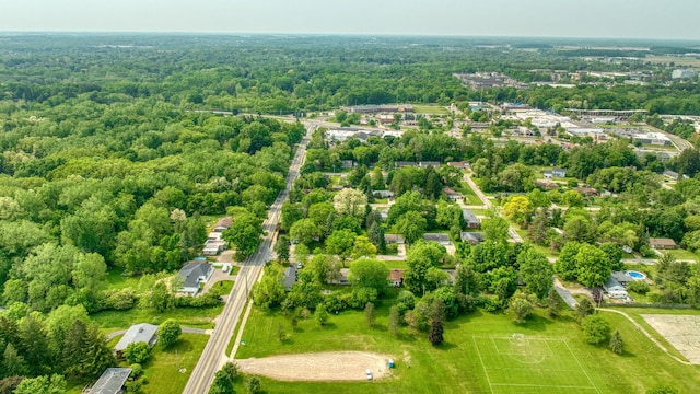 2618 Greencliff Dr, East Lansing, MI 48823 - bird's eye view of a forest