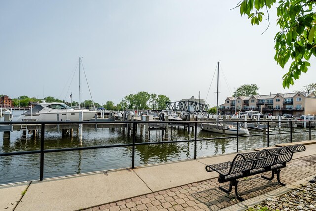 240 Water St Unit 1A, Saint Joseph, MI 49085 - dock with a water view