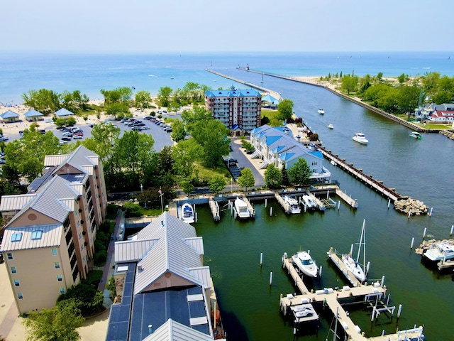 240 Water St Unit 1A, Saint Joseph, MI 49085 - drone / aerial view of a large body of water