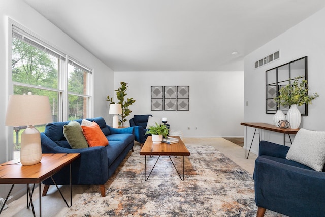 3673 Pheasant Dr, Ann Arbor, MI 48103 - living room featuring light carpet