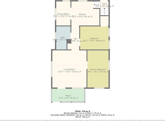 820 Hackett St, Ionia, MI 48846 - room layout