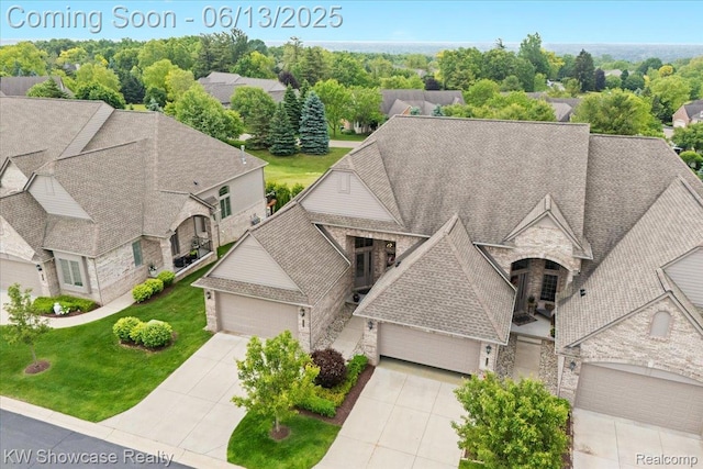 5624 Knob Hill Cir, Clarkston, MI 48348 - aerial view of property and surrounding area