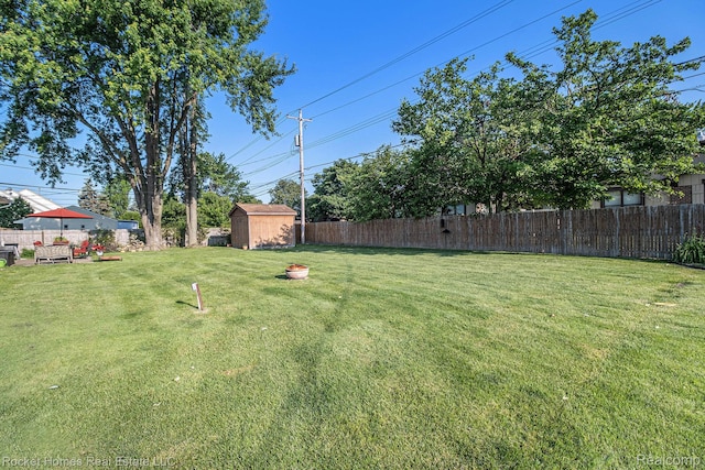2095 Garry Dr, Troy, MI 48083 - fenced backyard with a storage unit