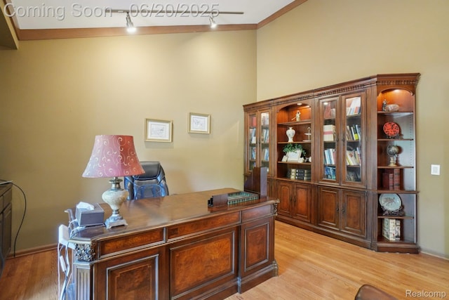 4541 Rivers Edge, Troy, MI 48098 - office space with light wood-style flooring and rail lighting