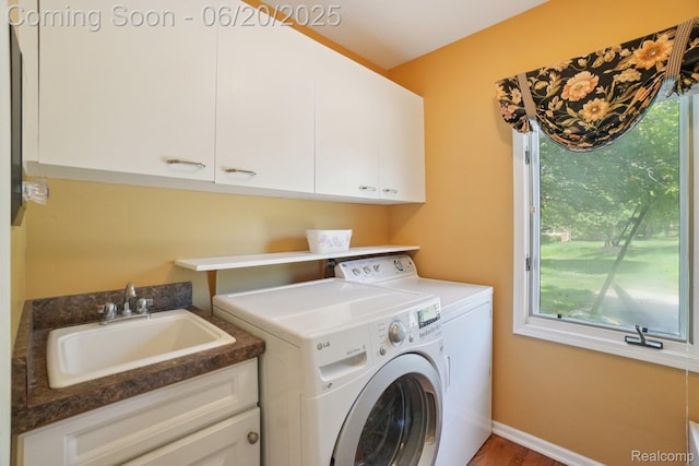 4541 Rivers Edge, Troy, MI 48098 - laundry area with cabinet space and washing machine and dryer