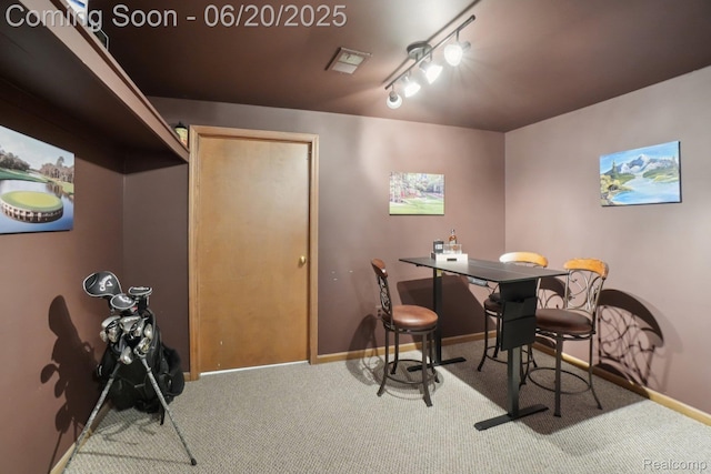 4541 Rivers Edge, Troy, MI 48098 - dining space featuring carpet floors and baseboards