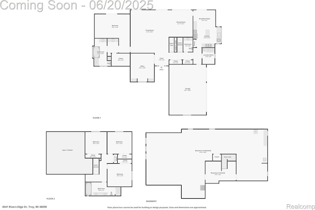 4541 Rivers Edge, Troy, MI 48098 - view of floor plan / room layout