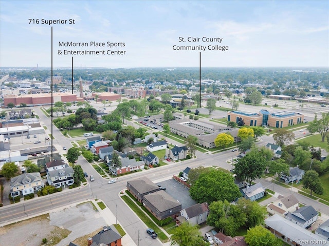 718 Superior St, Port Huron, MI 48060 - aerial view